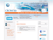Tablet Screenshot of cromolab.pt